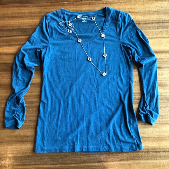 Deep Teal Top - Petite M - Picture 7 of 7